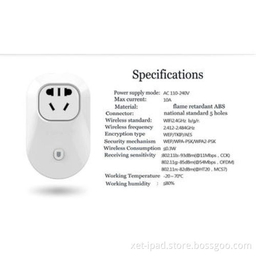 Wi-Fi smart wall socket, tablet smartphone control/high property wireless